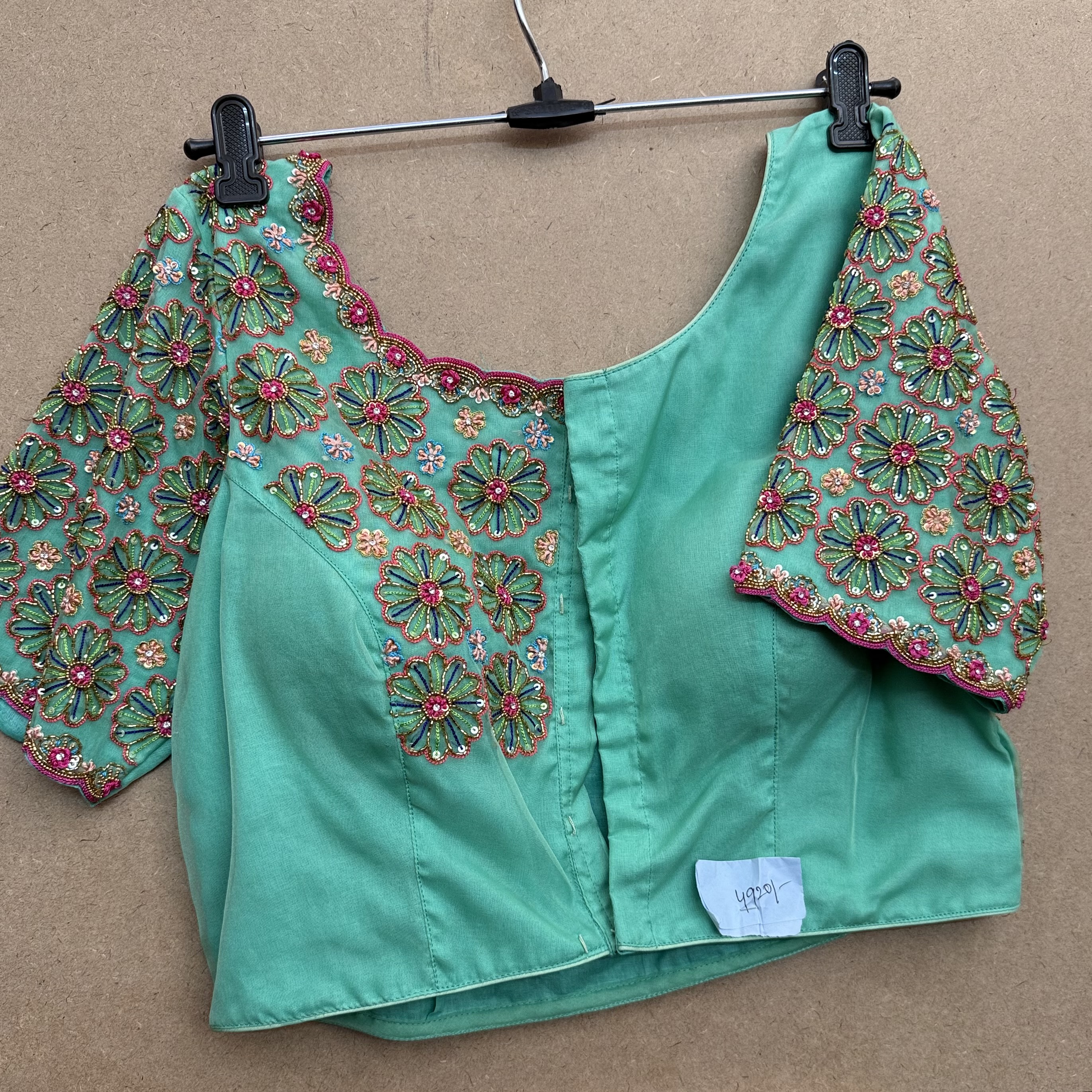 Organza Maggham work blouse 