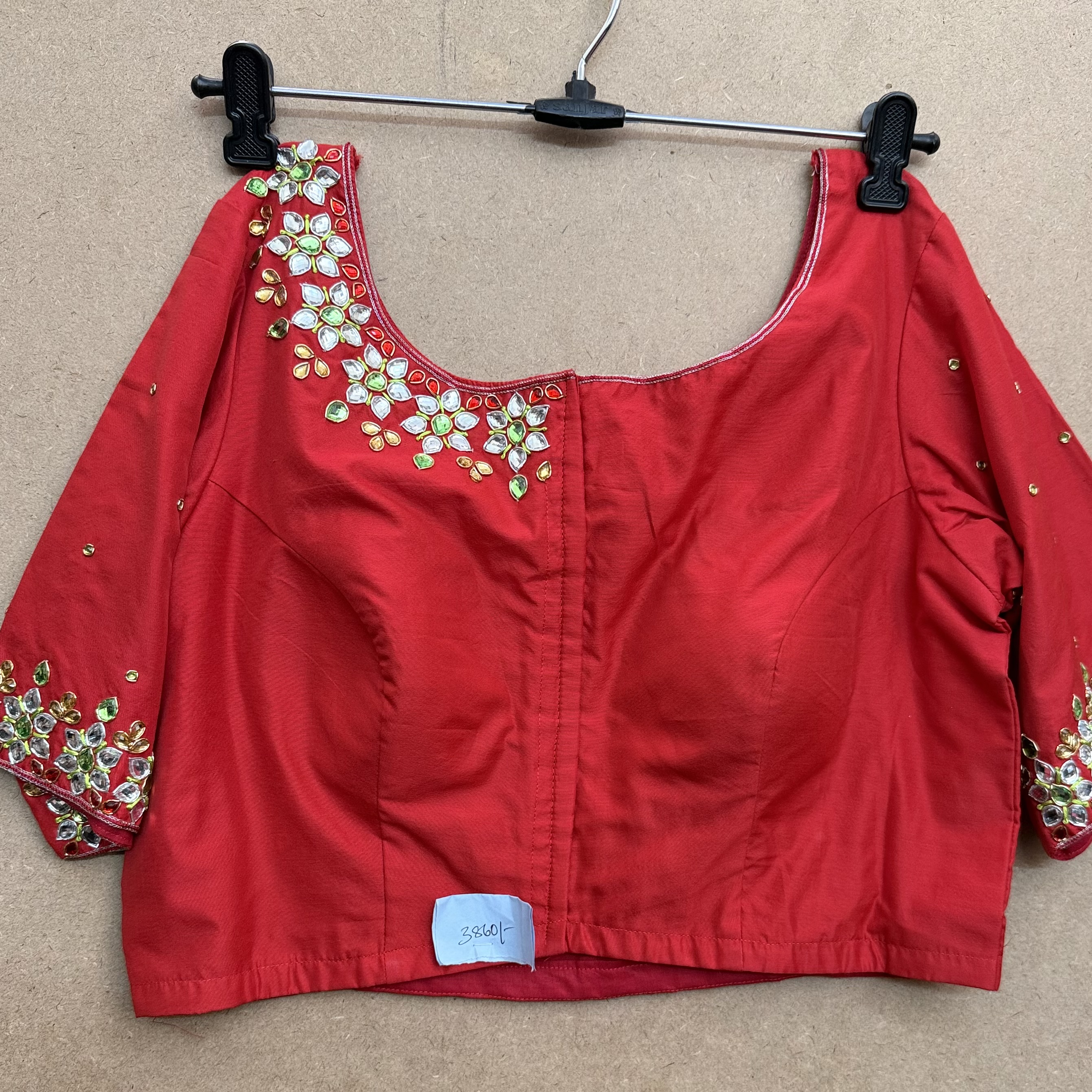 Silk Maggham work Blouse