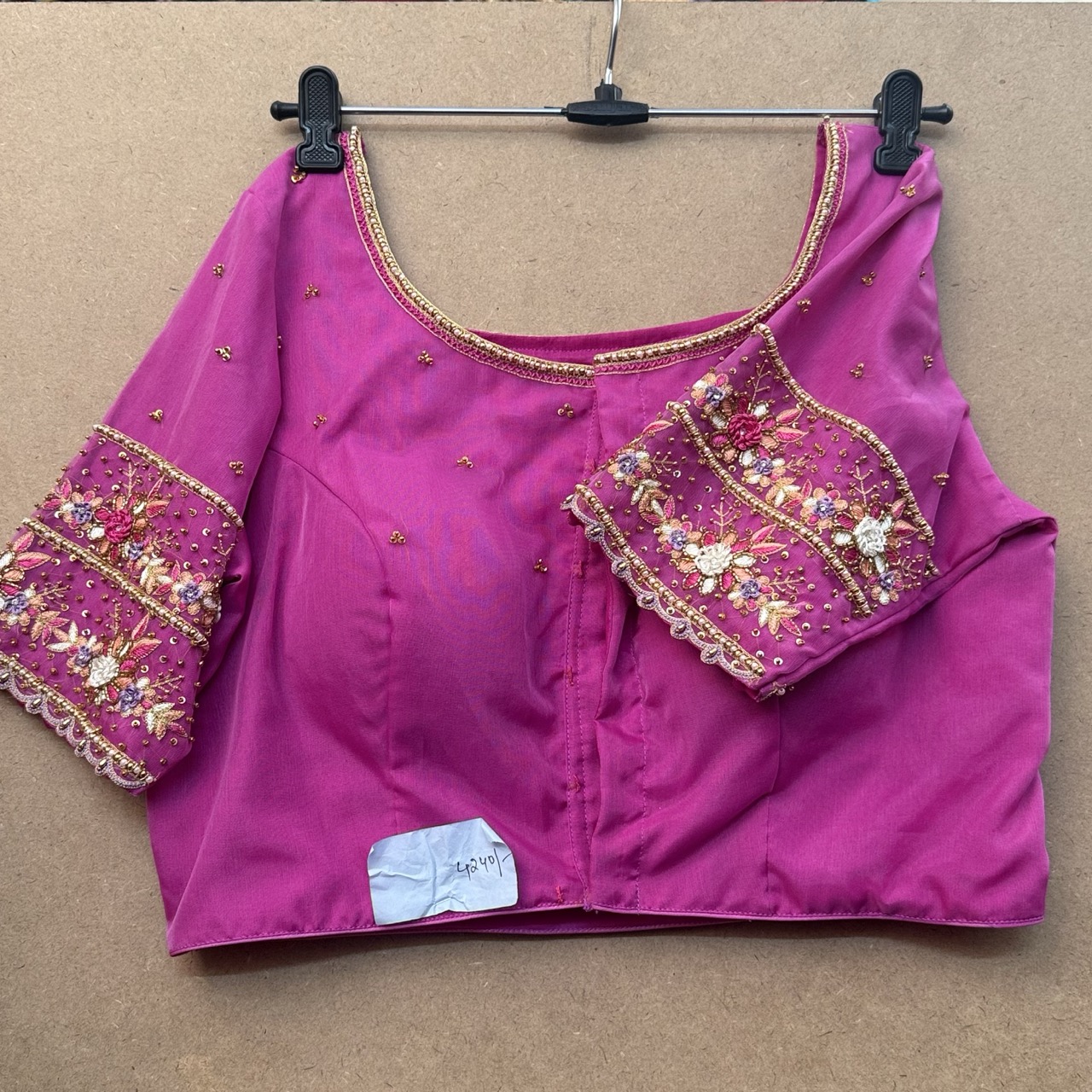 Organza Maggam work blouse