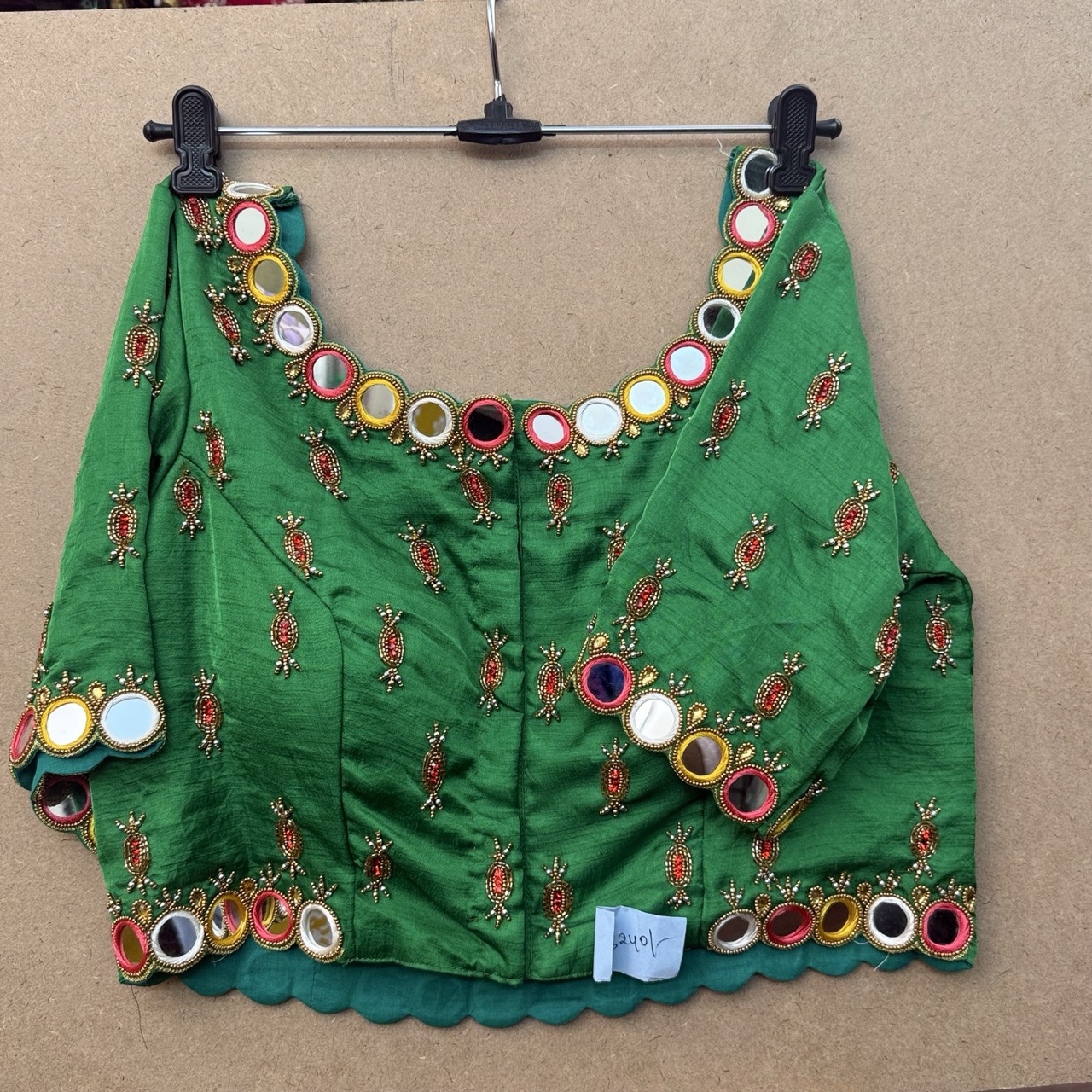 Raw silk Maggham work blouse